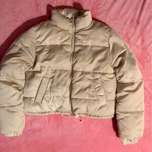 Cream Puffer Jacket